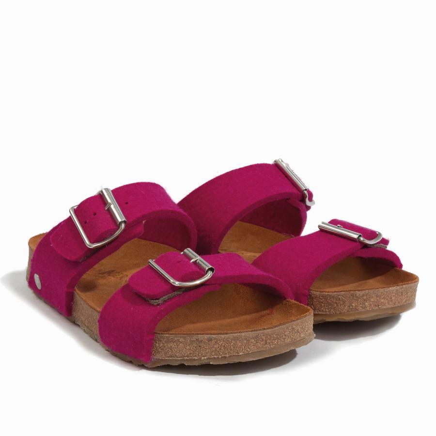 Haflinger Anabel Sandalen Herren Rosa Rot | JJJ8526LQ