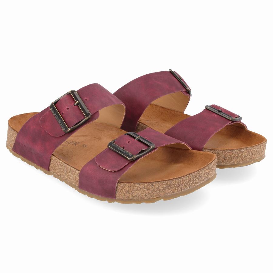 Haflinger Andrea Sandalen Damen Lila | OZJ563LD