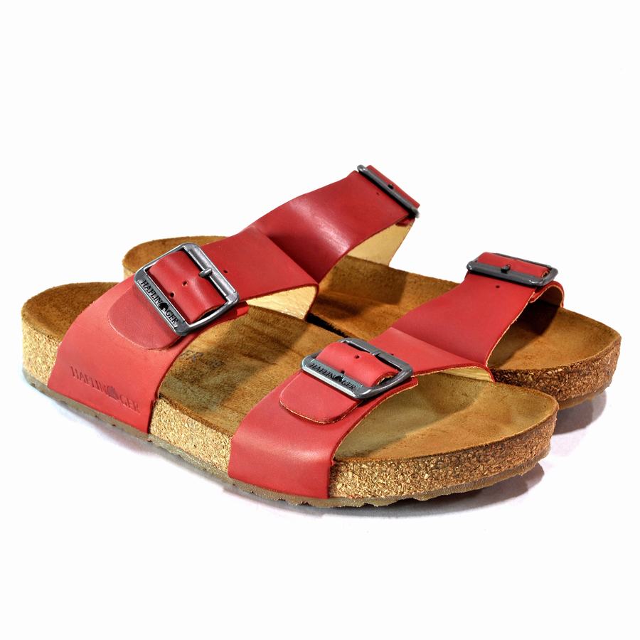 Haflinger Andrea Sandalen Damen Rot | RAD674UT