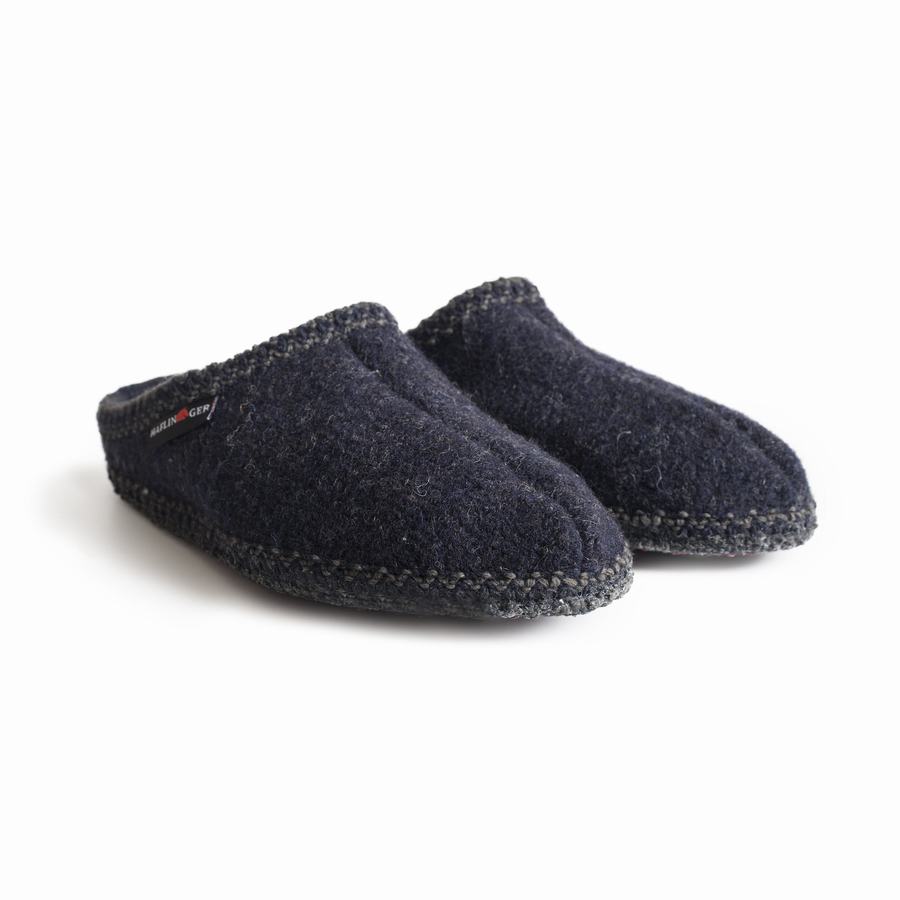 Haflinger As weicher Sohle Hausschuhe Damen Navy | DUG2752YL