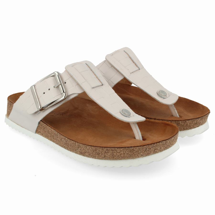 Haflinger Cora Sandalen Damen Weiß | BAJ4535KC