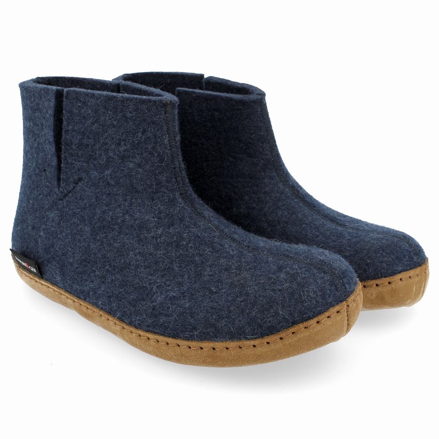 Haflinger Emils Stiefel Damen Tiefesblau | NRK9462FW