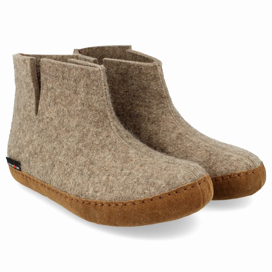 Haflinger Emils Stiefel Herren Beige | DGW4354XN