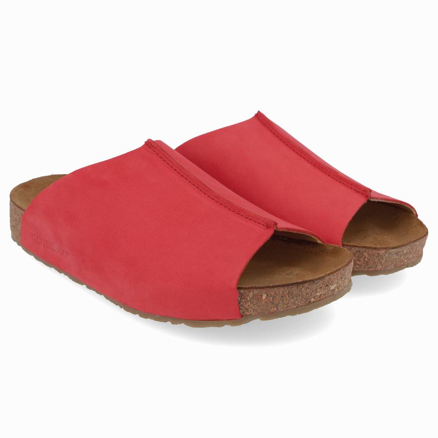 Haflinger Fortuna Sandalen Damen Rot | DEC2750NG