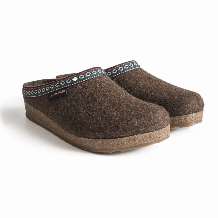 Haflinger Gz Clogs Damen Schokolade | MDC476LE