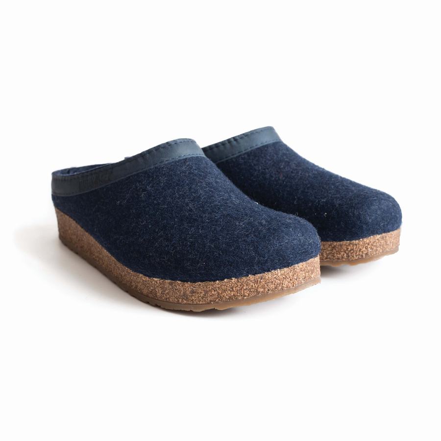 Haflinger Gzl Clogs Damen Blau | WKJ6353KH