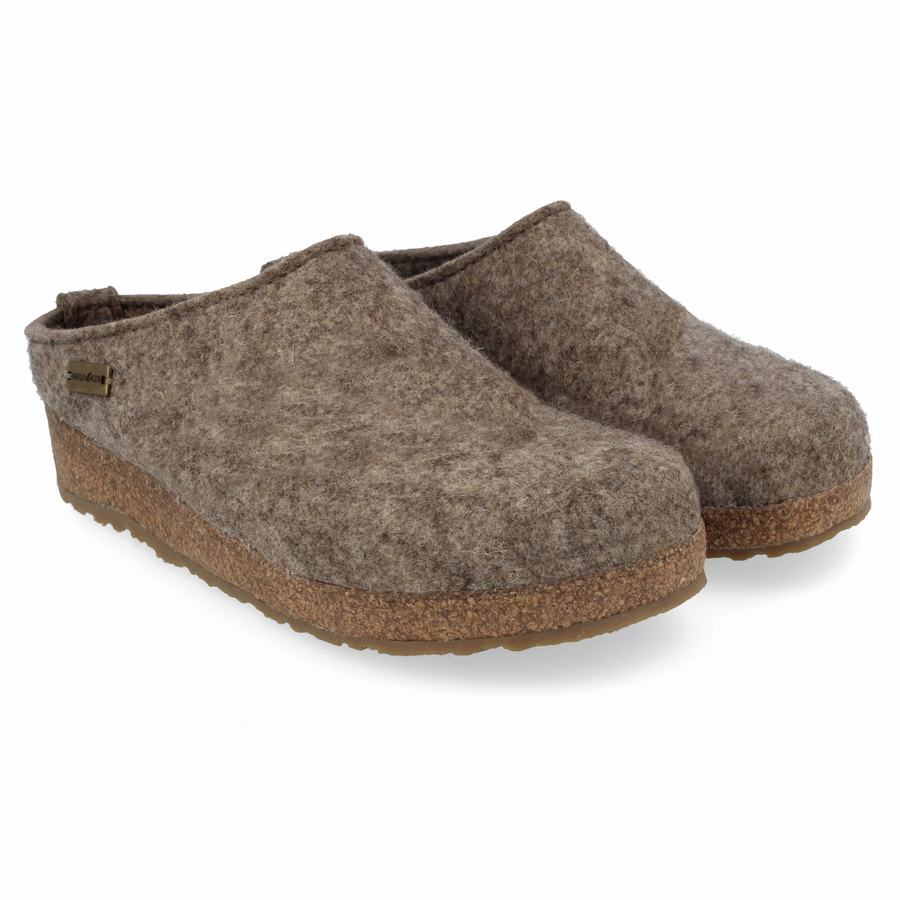 Haflinger Juliette Clogs Damen Beige | KNO6263BA