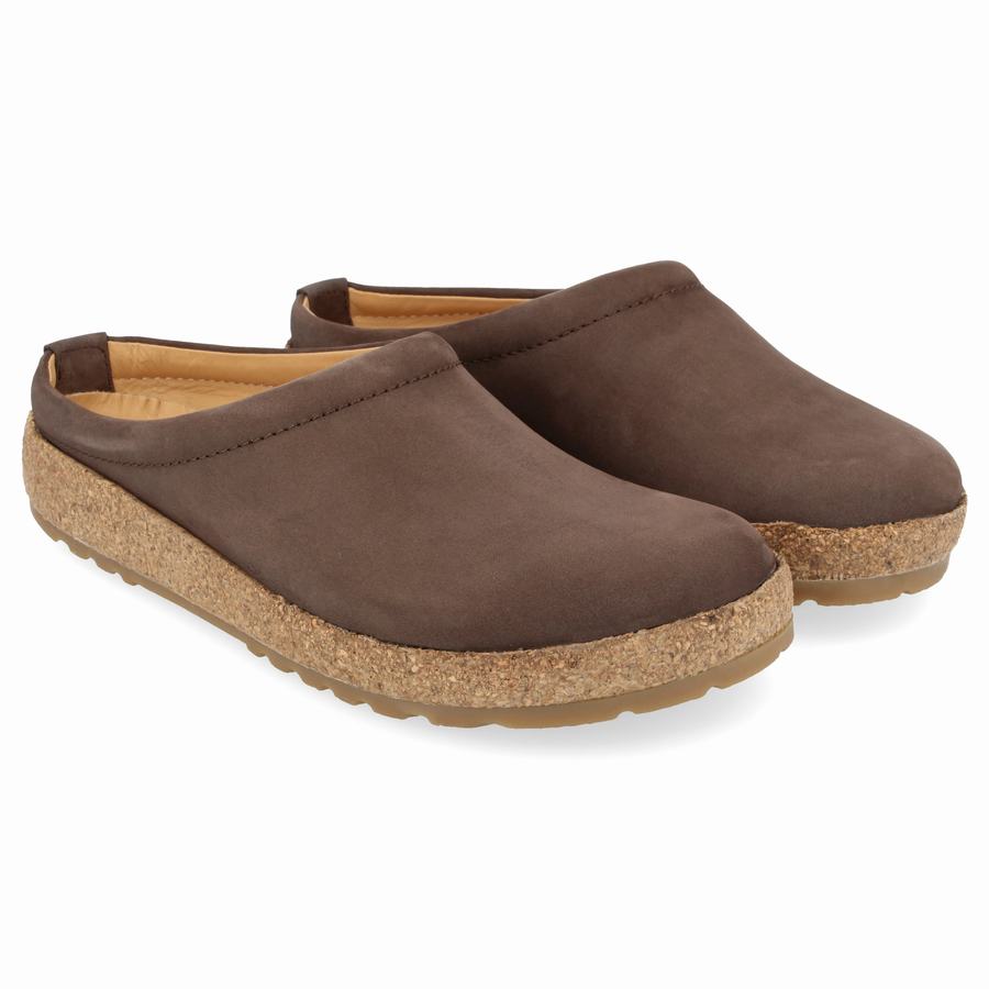 Haflinger Phillip Clogs Herren Schokolade | WPY4546SW