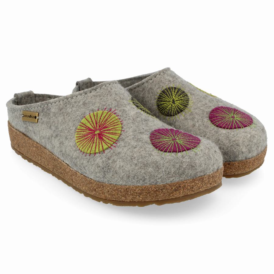 Haflinger Radius Clogs Herren Silber Grau | IEF2018TC