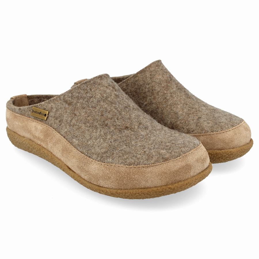 Haflinger Skane Clogs Damen Beige | JHB7578WB