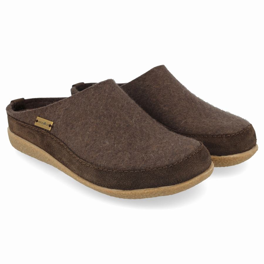 Haflinger Skane Clogs Damen Braun | VWS596WI