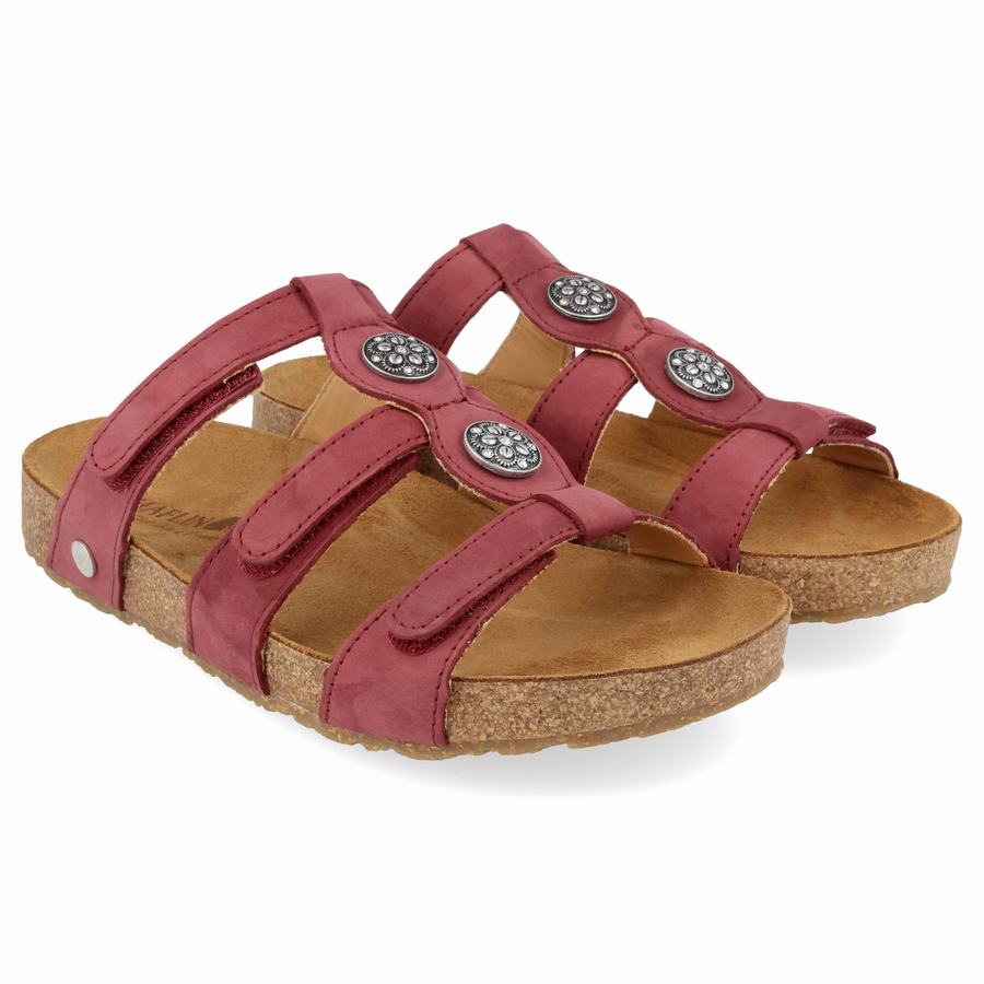 Haflinger Alice Sandalen Damen Rot | XXH422YL