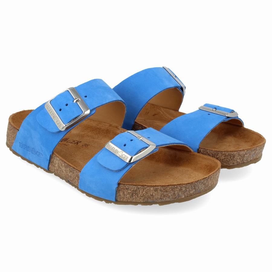 Haflinger Andrea Sandalen Damen Blau | OEZ4099JN