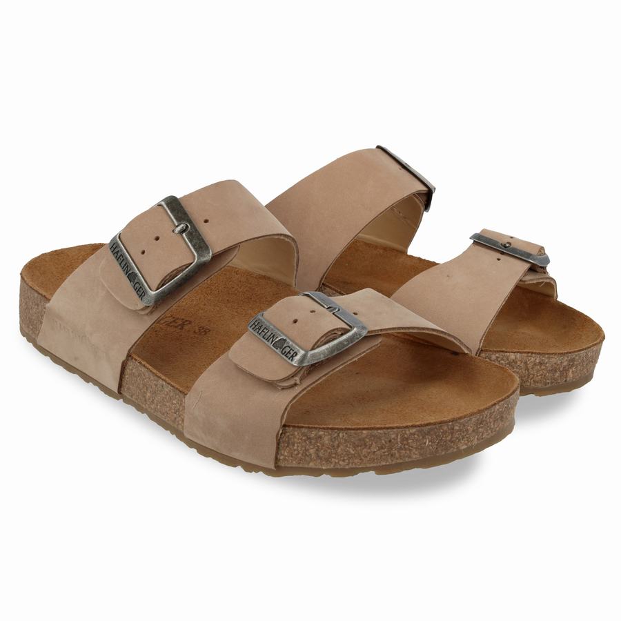 Haflinger Andrea Sandalen Damen Hellbraun | WYN897GI