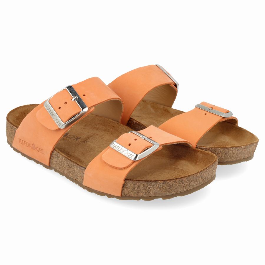 Haflinger Andrea Sandalen Damen Orange | UVQ9340GQ