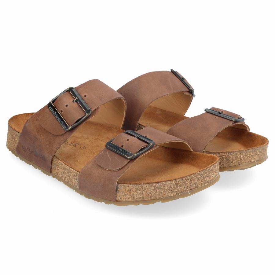 Haflinger Andrea Sandalen Damen Schokolade | YFE7950VS