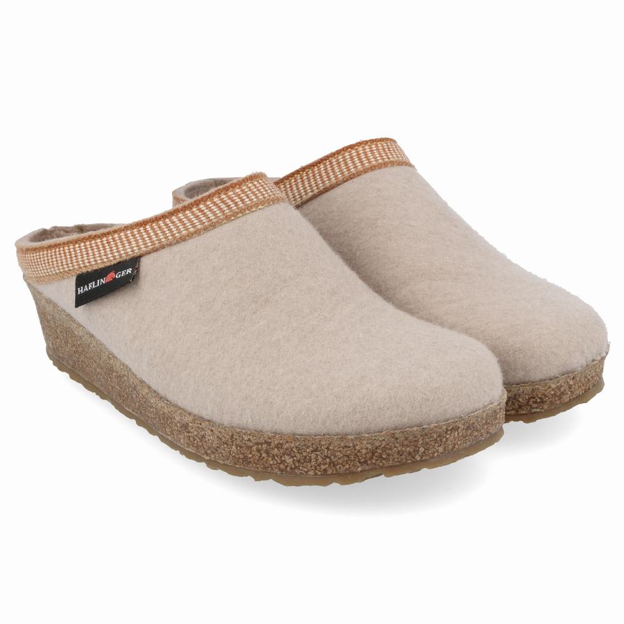 Haflinger Belle Clogs Damen Weiß | AZX8972FB