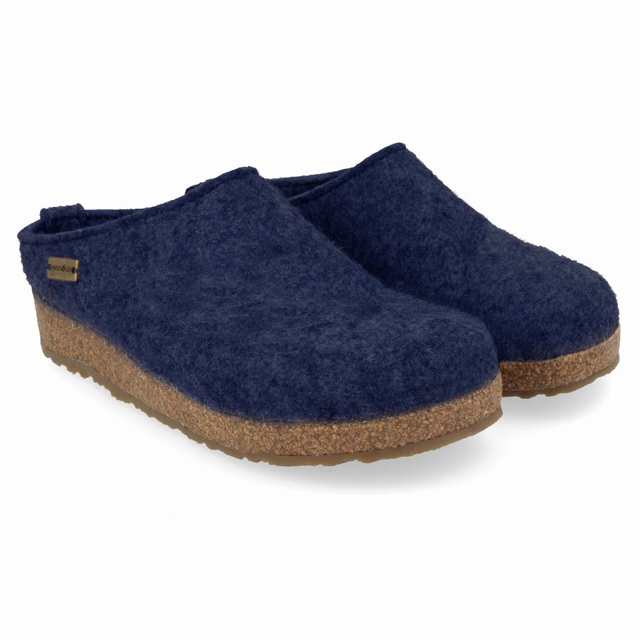 Haflinger Juliette Clogs Damen Dunkelblau | ENN3456EQ