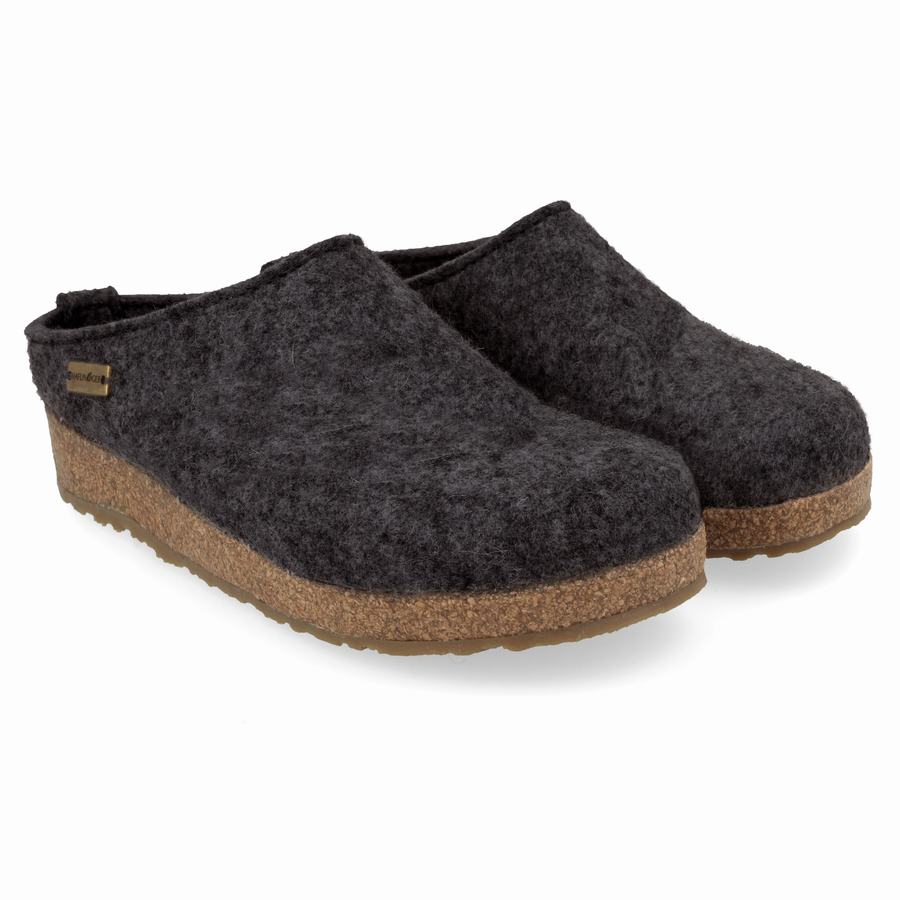 Haflinger Juliette Clogs Damen Tiefesgrau | BRC5721VC