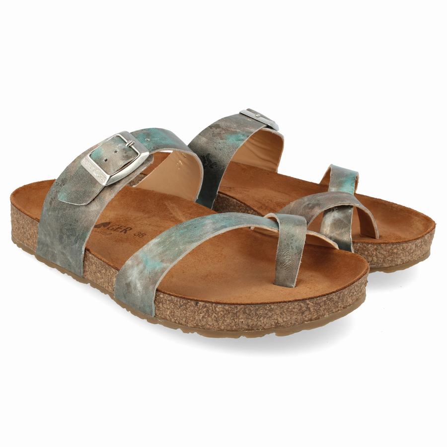 Haflinger Juno Sandalen Damen Hellgrün | RSK5042PG