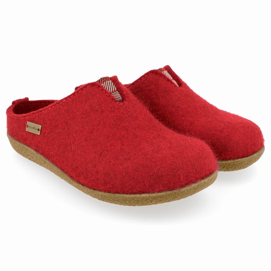 Haflinger Visby Clogs Damen Rot | PPN1990NX